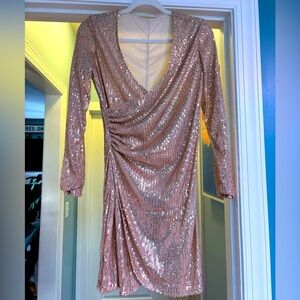 Gold sparkly dress